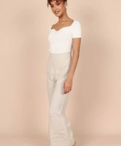 PUP65 Clothing Jessica Top - Ivory