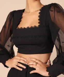 PUP27 Juniper Blouse - Black Clothing
