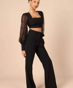 PUP27 Juniper Blouse - Black Clothing