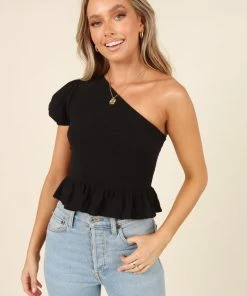PUP30 Clothing Katie Top - Black