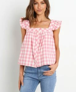 PUP3 Kauri Top - Pink Clothing