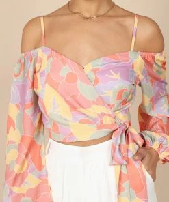 PUP44 Keeley Cropped Top - Multi Clothing