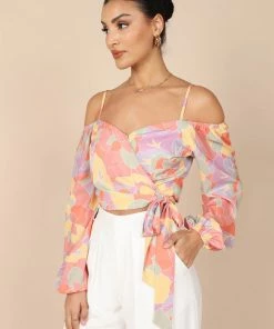 PUP44 Keeley Cropped Top - Multi Clothing