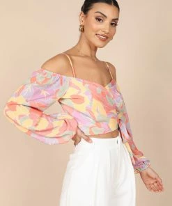 PUP44 Keeley Cropped Top - Multi Clothing