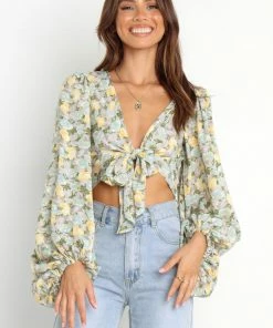 PUP58 Kelsey Top - Green Clothing