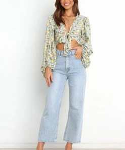 PUP58 Kelsey Top - Green Clothing