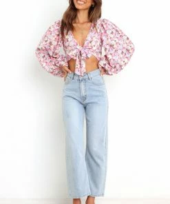 PUP58 Kelsey Top - Pink Clothing