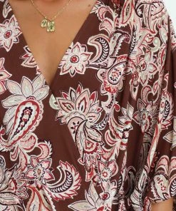 PUP52 Clothing Kendra Top - Chocolate Brown