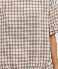 PUP53 Khloer Top - Beige Clothing