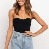 PUP3 Kourtney Top - Black Clothing
