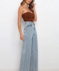 PUP3 Clothing Kourtney Top - Chocolate Brown