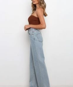 PUP3 Clothing Kourtney Top - Chocolate Brown