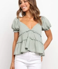 PUP58 Kurbie Top - Sage