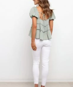 PUP58 Kurbie Top - Sage