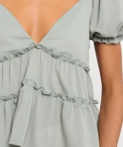 PUP58 Kurbie Top - Sage