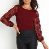 PUP3 Clothing Laicey Top - Wine