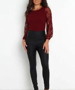 PUP3 Clothing Laicey Top - Wine