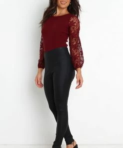 PUP3 Clothing Laicey Top - Wine