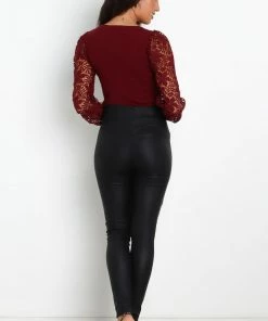 PUP3 Clothing Laicey Top - Wine