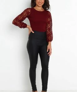 PUP3 Clothing Laicey Top - Wine
