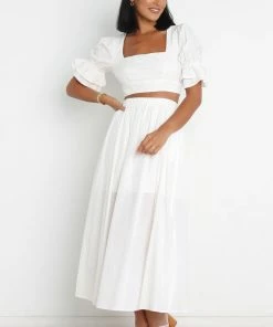 PUP58 For The Bride Lindsey Top - White