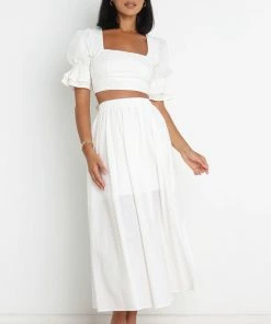 PUP58 For The Bride Lindsey Top - White