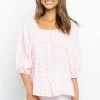 PUP50 Lulu Top - Pink Gingham