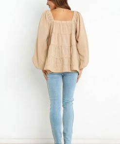 PUP51 Maren Top - Camel Clothing