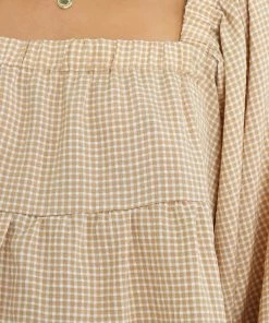 PUP51 Maren Top - Camel Clothing