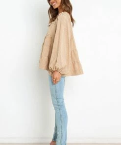 PUP51 Maren Top - Camel Clothing