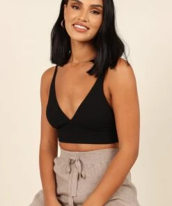 PUP64 Bump Friendly Matteo Lace Bralette - Black