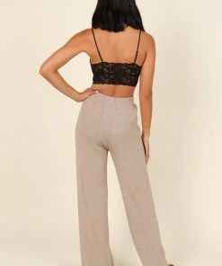 PUP64 Bump Friendly Matteo Lace Bralette - Black