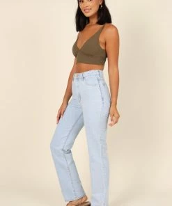 PUP64 Matteo Lace Bralette - Olive Bump Friendly