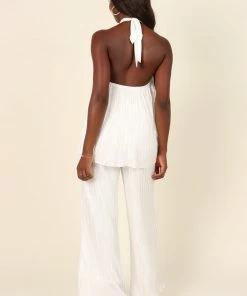 PUP14 For The Bride May Top - White