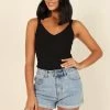 PUP64 Mikaela Tank Top - Black Clothing