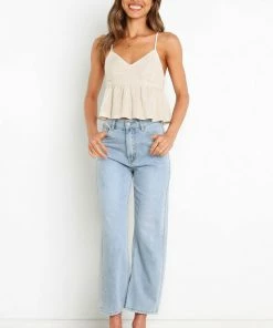 PUP8 Morena Top - Beige Clothing