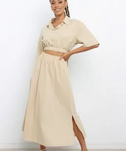 PUP4 Clothing Nalana Top - Beige