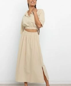 PUP4 Clothing Nalana Top - Beige