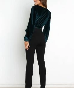 PUP14 Nikki Top - Emerald Clothing