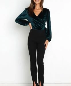 PUP14 Nikki Top - Emerald Clothing