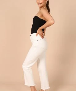 PUP65 Nina Strapless Top - Black Clothing