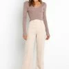 PUP44 Nole Top - Beige Clothing