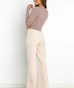 PUP44 Nole Top - Beige Clothing