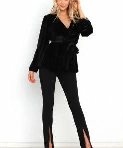 PUP49 Olivia Top - Black Clothing