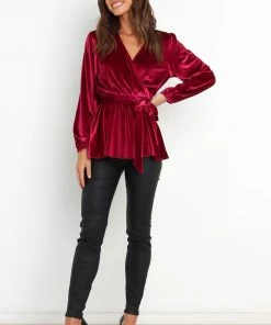 PUP49 Clothing Olivia Top - Plum