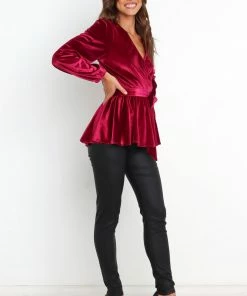 PUP49 Clothing Olivia Top - Plum