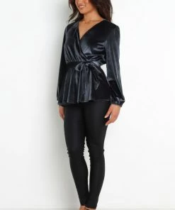 PUP49 Olivia Top - Steel Blue