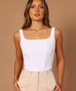 PUP4 Paris Corset Top - White For The Bride