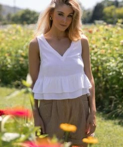 PUP8 Perry Top - White