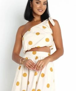 PUP4 Phillipa Top - Beige Spot